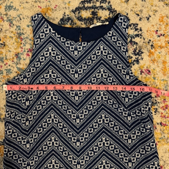 Pink Rose Women’s Blue & White Patterned Tank Top Dress Size Medium - Picture 11 of 11